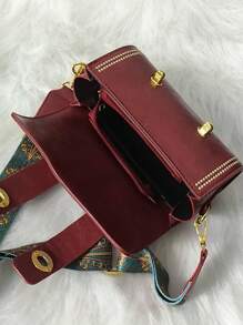 Mini Vintage Cambridge Cylinder Tote - Red - View 7