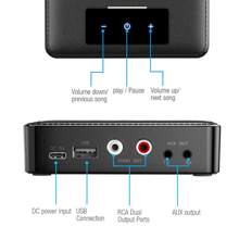 Wireless Bluetooth 5.0 Audio Transmitter Receiver HiFi Music Adapter - 黑色 - 查看 7