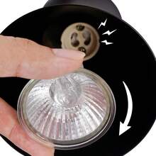 Candle Warmer Lamps,360°Adjustable Gooseneck Jar Candle Warmers Lantern,Dimmable And Timer Candle Lamp Candle Holder(Metal-Black) - 黑色 - 查看 9