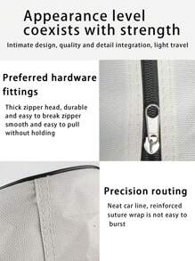 1pc Roller Skates Backpack With Slots For Skates & Protective Gear, Unisex Adult Shoulder Bag - Beige - View 5