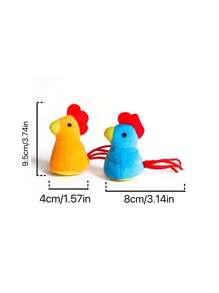 1入組貓玩具球和引誘棒 - 淺藍色 - 查看 2