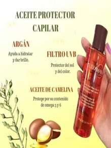 TERRAMAR BRANDS UV Protective Oil, Color And Sun For Hair, With Argan Extract, 98 Ml Terramar