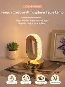 1 件迷你可充電 3 色 Led 跑道檯燈適用於臥室、書房、酒吧 - 彩色 - 查看 1