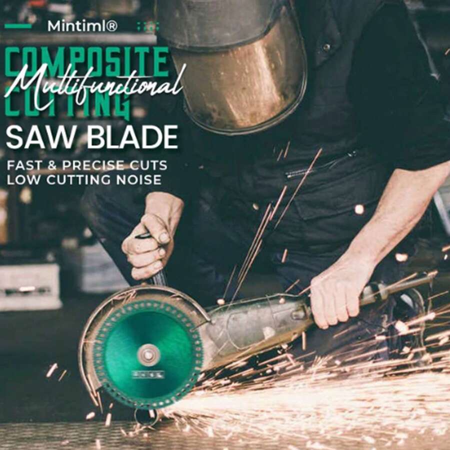 1/5 件磨床專用複合切割鋸片適用於瓷磚 Pvc 管材的堅不可摧圓盤 - 綠色 - 查看 1