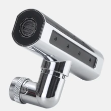 1个多功能水龙头适配器，适用于浴室洗脸盆水龙头、水槽水龙头更换配件，家居必备厨房用品，厨房配件，厨房工具 - 彩色 - 查看 3