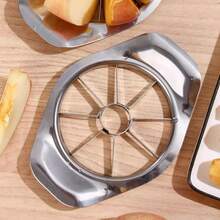1pc Handle Apple Cutter Apple Fruit Cutter Stainless Steel Fruit Splitter Camping