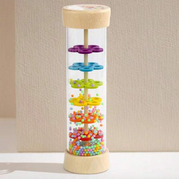 Kids' Wooden Rain Stick Orff Musical Instrument Montessori Educational