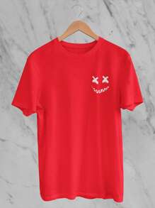 Men T-Shirts - 紅色 - 查看 2