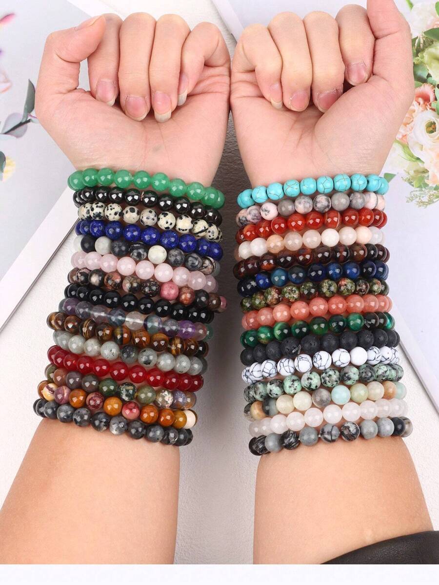 Vòng Tay Nam Đính Hạt - Nhiều màu - Xem 1