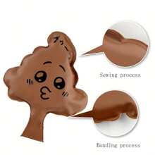 1 Random Style And Color, Funny Fart Pad, April Fool'S Day Spoof Sponge Fart Pad, Funny Prank Toy, Party Toy - Brown - View 3