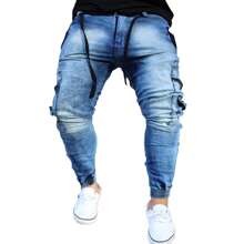 Men Pants - 黑色 - 查看 3