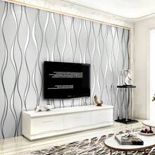 1 Roll 3d Water Wave Wallpaper, And Odorless, Flocked Process, Perfect For Bedroom And Living Room Upgrade Decoration!,Renovation Stickers Peel Wall Panels,Wall Paper, Wallpapers,Spring Decoration Items Refresh Your Home,Rama Decoration Stickers Gifts Birthday Graduation