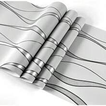 1 Roll 3d Water Wave Wallpaper, And Odorless, Flocked Process, Perfect For Bedroom And Living Room Upgrade Decoration!,Renovation Stickers Peel Wall Panels,Wall Paper, Wallpapers,Spring Decoration Items Refresh Your Home,Rama Decoration Stickers Gifts Birthday Graduation