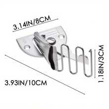 1Pc Sewing Machine Accessories-Right-Angle Offset Binding Machine For Thin And Thick Cloth Hemming Tools Specifications Sewing Machine Binding Curve Edge Folder - Silver - View 2