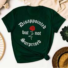 Women T-Shirts - 軍綠色 - 查看 1