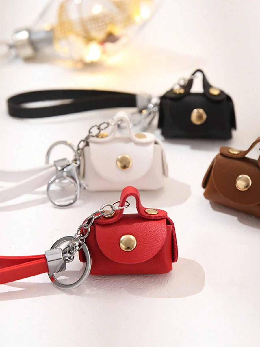 1 Mini Bolso De Mano, Llavero Con Estilo, Monedero, Bolsa De Efectivo, Pequeñas Carteras, Bolsas De Billetera, Regalos De Bolsillos - Multicolor - Ver 1
