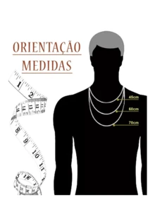 Men'S Necklace Sets - 銀色 - 查看 8