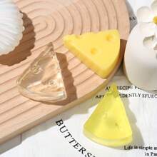 Juguete De Descompresión Falso De Queso - Juguete De Pellizco Para Aliviar El Estrés Y Divertido - Juguete Complicado De Simulación De Comida Elástico De Lento Rebote - Multicolor - Ver 5