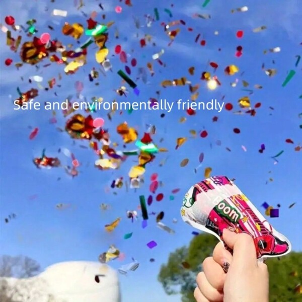 3pcs Inflatable Confetti Popper Guns Party Favors For Kids Birthday