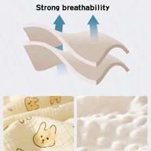 1pc Cartoon Patterned Baby Blanket, Can Be Used Indoors Or Outdoors, Suitable For Stroller Use, Made Of Coral Fleece For Warmth And Softness - Beanie Velvet Quilt-footprint Bear - View 2