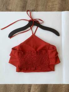 Women Tops - Màu Cam cháy - Xem 2