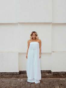 Women Two-Piece Outfits - trắng - Xem 3