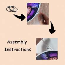 1pc 15cm*15cm/5.9inch*5.9inch Tiger Cub Color Ink Painting Suncatchers For The Window Wall/Windows Hanging Round Double-Sided Window Wall Art Hanging Acrylic Suncatcher With Chain Home Garden Indoor Outdoor Holiday Party Decor Ornament - 6655 - View 7