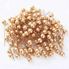 100pcs/Pack Red Foam Berry Beads Diy Handmade Wreath Material For Christmas Decoration - Gold - View 3