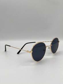 Women Fashion Glasses - 金色 - 查看 4