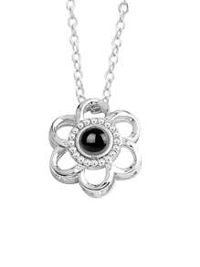 1 Stück Projektions-Halskette "Ich liebe dich in 100 Sprachen" Anhänger Schmuck für Liebhaber, Freundin, Paar, romantische, süße Accessoires, Muttertag, Valentinstag Geschenk (ohne Geschenkbox), Mama, Mutter, Muttertag, Geschenk
