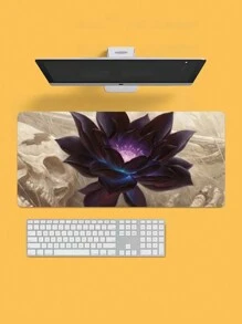 1pc Extra Large Mouse Pad For Office, Gaming, Computer, Keyboard, Desk, 3d Printed Mousepad - Multicolor - View 2