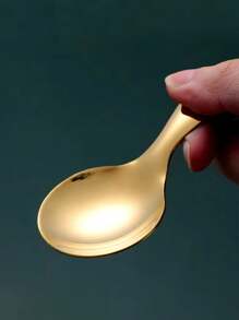 5pcs-10pcs Stainless Steel Portable Spoon, Fork, Short Handle Fork & Spoon, Student Flatware Set, Dining & Dessert Utensils,School Supplies