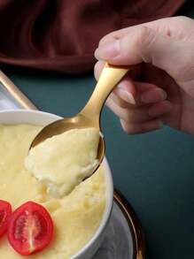 5pcs-10pcs Stainless Steel Portable Spoon, Fork, Short Handle Fork & Spoon, Student Flatware Set, Dining & Dessert Utensils,School Supplies