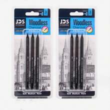 2023 Special Price Charcoal Pencils 3pcs/Set Soft, Medium, Hard Professional Drawing Sketching Art Pencils Stationery 2h-8b - Black - View 1