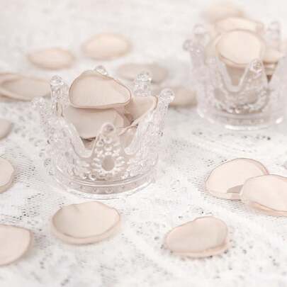 100/200片香槟色人造玫瑰花瓣