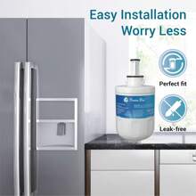 Dream Blue DA29-00003G Refrigerator Water Filter, Replacement Compatible With Samsung® DA29-00003B, RSG257AARS, RFG237AARS, HAFCU1, RFG297AARS, RS22HDHPNSR, WSS-1, 1 Filter - White - View 5