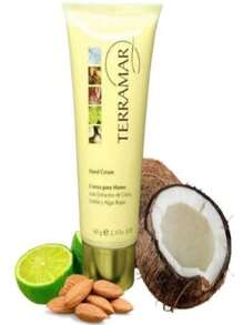 TERRAMAR BRANDS Paraben-Free Hand Cream, COCO-LEMON, With Almond Oil, Moisturizing Without A Greasy Feeling, Terramar 60 G - 青檸色 - 查看 3