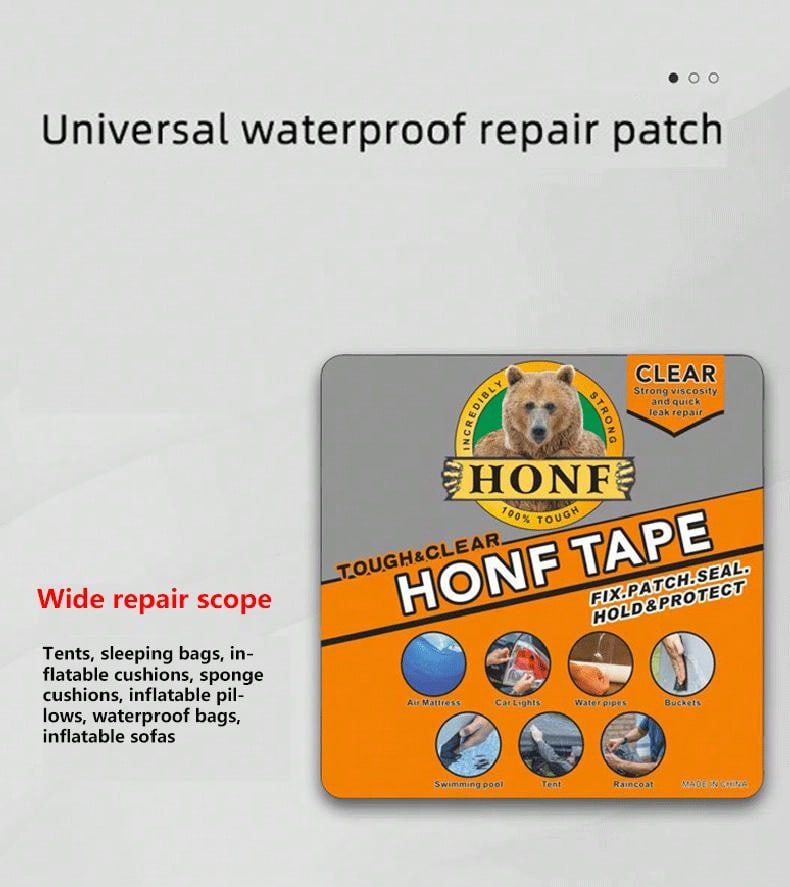 Pack Of 10 Transparent Tpu Repair Patches 10cm*10cm, SelfAdhesive Glue