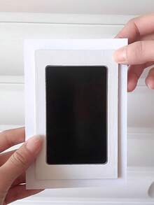 1套嬰兒手印腳印套件,寵物爪印套件,無觸摸墨水墊和無墨套件,貓狗足印墊,是完美的新生兒和寵物紀念禮物 - 黑色 - 查看 4