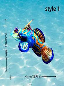 A New Iron Ocean Animal Fish Decoration For Indoor And Outdoor, Home Decor And Wall Art Hanging, With Various Unique Styles - Multicolor - View 3