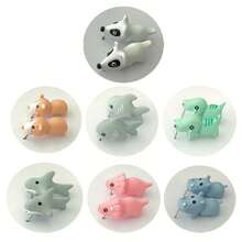 2pcs Miniature Animal Bite Ear Studs - Dinosaur & Shark Shaped Ear Jewelry - Small Animal Earrings - View 9