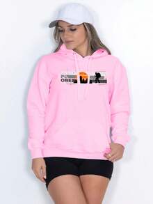 Women Sweatshirts - 淺粉色 - 查看 4