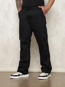 Men Pants - 黑色 - 查看 4