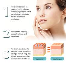 1 件裝 50 克 Hoygi 臉部保濕霜,抗皺、緊緻、保濕、滋養、減少細紋護膚霜 - 白色 - 查看 8