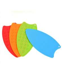 1入組矽膠燙斗燙斗罩保護墊，安全表面燙斗墊加熱墊架燙斗墊保溫板 - 玫紅色 - 查看 10