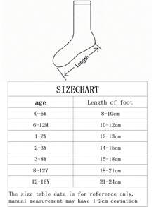 10 Pairs Cute Cartoon Socks For Kids With Heart & Frill Trim - Multicolor - View 8