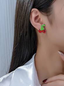 Stud Earrings - Watermelon - View 12