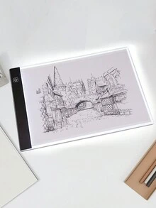 FoBianJie 3級可調光led繪畫拷貝板帶支架玩具a4 A5創意繪畫教學玩具,適用於教師節、復活節、萬聖節、感恩節和聖誕節等假日送禮 - 彩色 - 查看 3