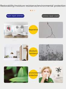 2/3pcs Wall Repair Paste White Putty Paste Water And Moisture Resistant Wall Crack Repair Paste Repair Paint - Multicolor - View 6