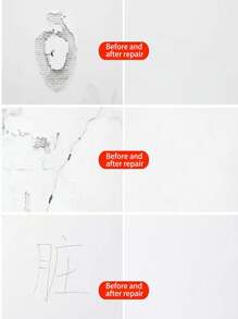 2/3pcs Wall Repair Paste White Putty Paste Water And Moisture Resistant Wall Crack Repair Paste Repair Paint - Multicolor - View 5